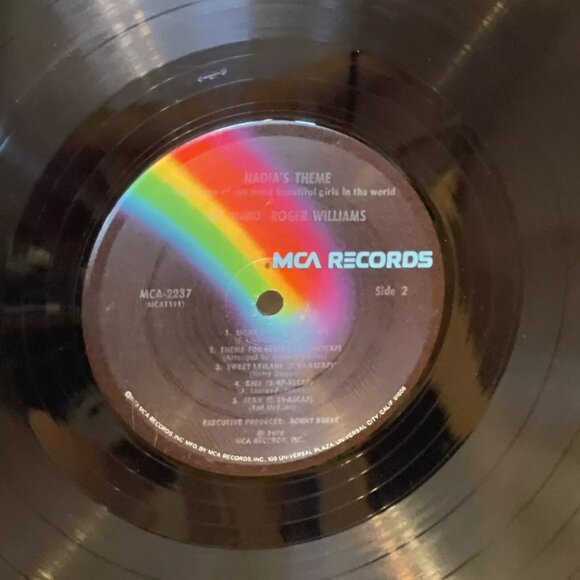 Roger Williams Nadia's Theme (Vinyl, 1976) MCA MCA-2237 VG+ LP Record Album - Picture 9 of 9